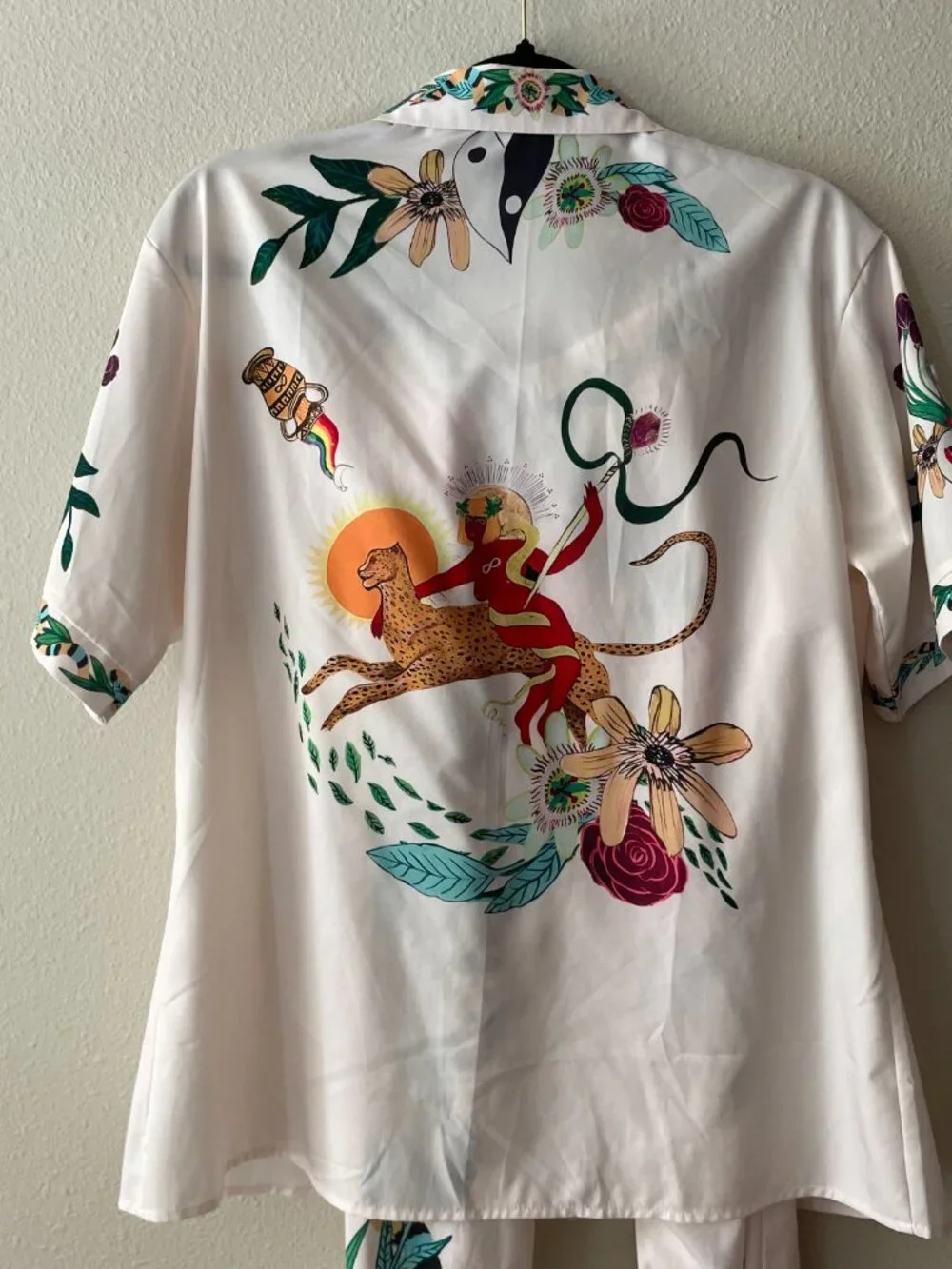 Maximalist artsy graphic two piece matching set - Picture 3 of 6